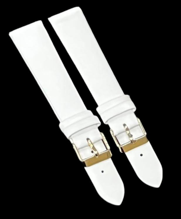 Unstitched Genuine Leather Watch Band Strap with Plain Smooth Finish 12-26MM