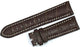 Watch Band Genuine Leather D.Brown Alligator Grain Ft PANERAI 24mm (Thick,Heavy)