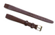 Hirsch 10mm Nappa Calf Brown Open End Leather Watch Band Strap