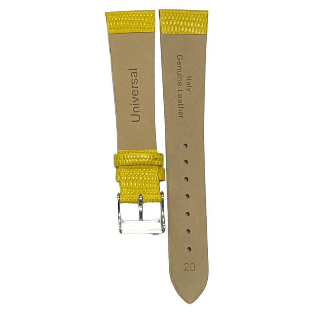 Best Quality Watch Bands Genuine Leather Lizard Grain Flat 12- 24mm