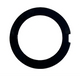 Mineral Crystals Rado Double Dome Black Trim (39.5×1.90×1.0)mm