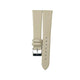 Best Quality Watch Bands Genuine Leather Lizard Grain Flat Beige Color 12- 24mm