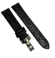 18MM LEATHER STRAP BAND FOR LONGINES WATCH DEPLOYMENT BUCKLE
