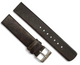 Dark Brown color Genuine Lizard Leather watch strap band -18mm