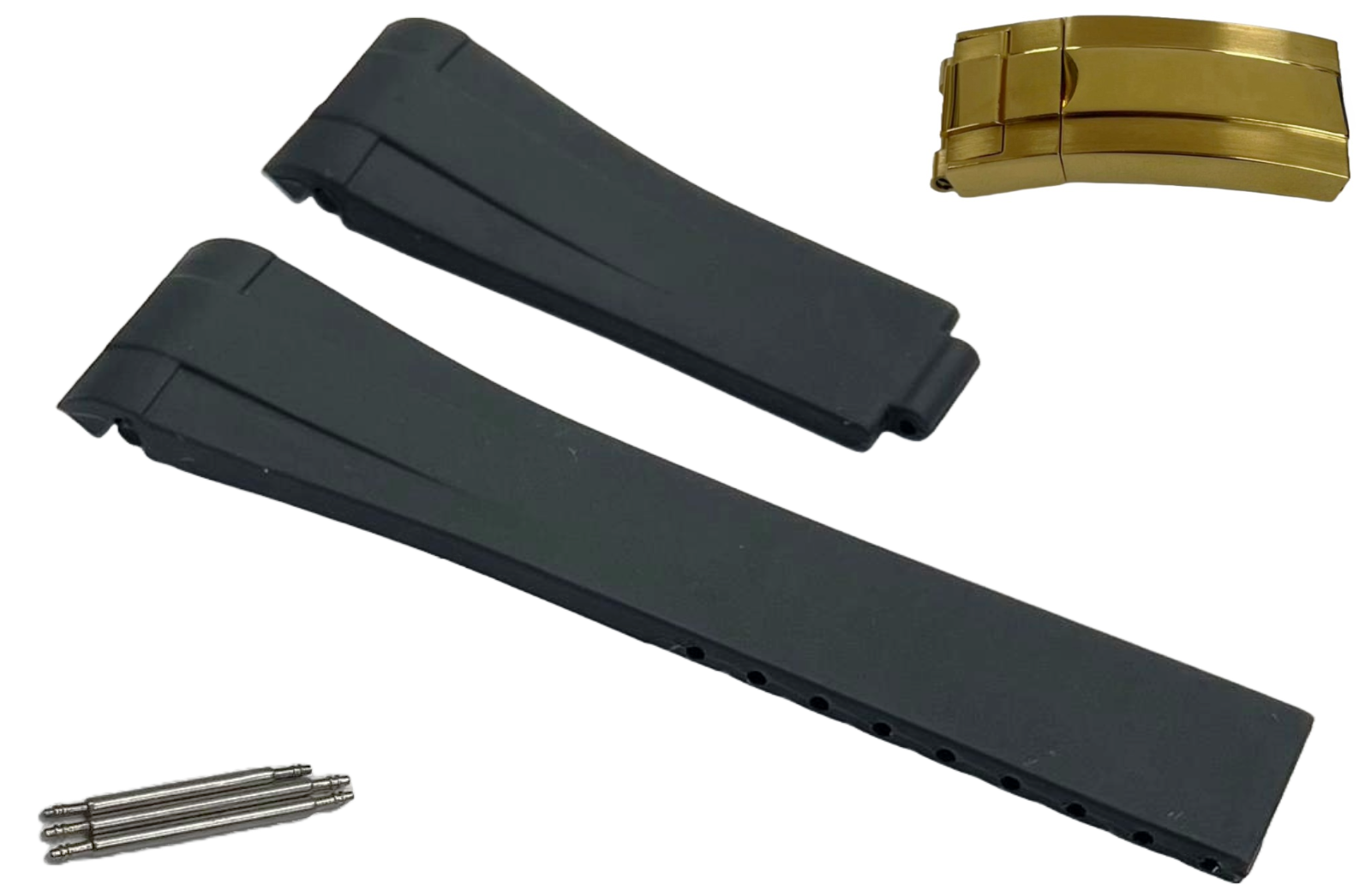 ROLEX BLACK Watch Band 20MM Fits DateJust SUBMARINER GMT DAYTONA EXPLORER