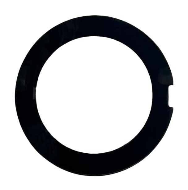 Mineral Crystals Rado Double Dome Black Trim (40.6×3.0×1.0)mm
