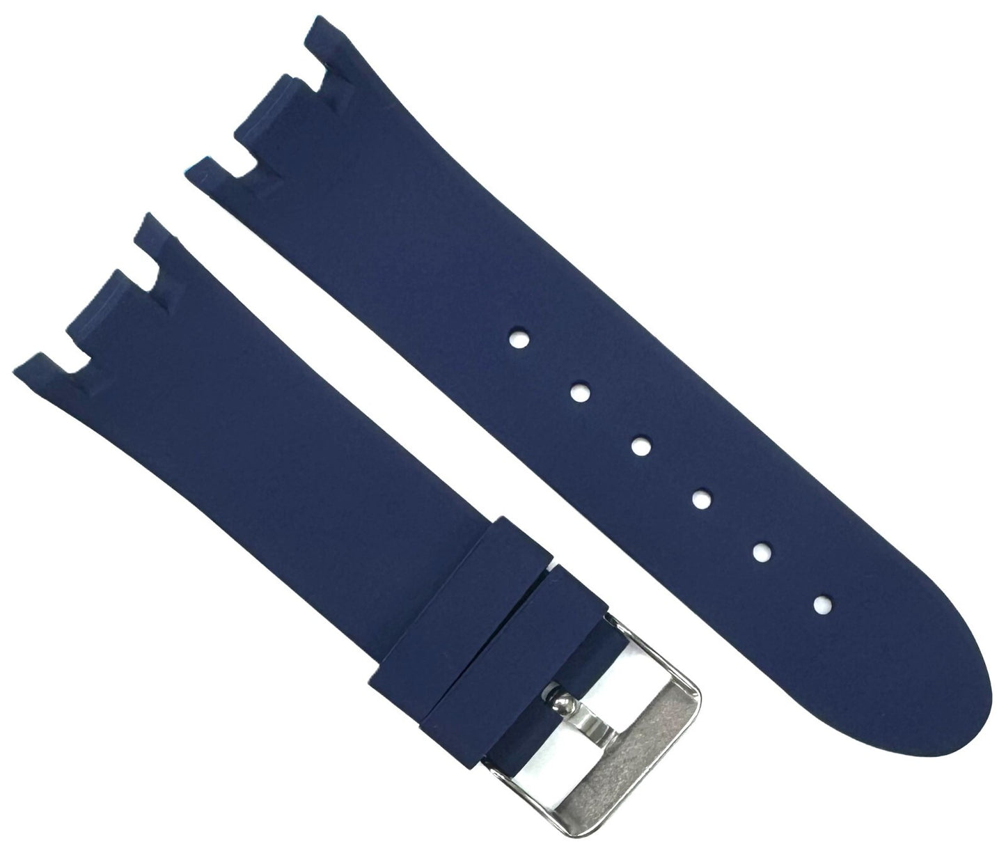 24mm Blue Color Silicon Rubber Replacement Watch Band for JOE RODEO Master