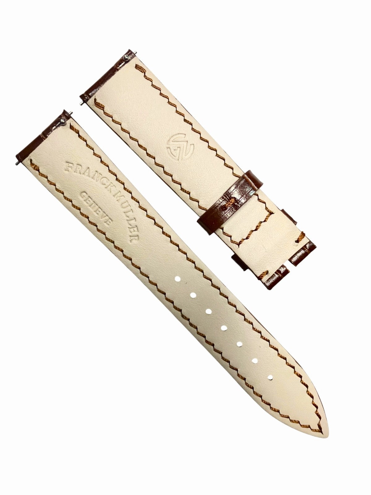 Genuine Franck Muller Watch Band 18mm x 16mm – Dark Brown