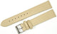 Watch Band Genuine Leather Beige  Lizard Grain Flat 22*18MM Top Quality