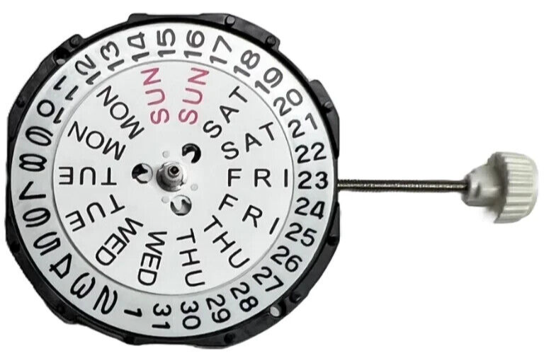Chinese Quartz SUNON SL28DD-3H Watch Movement Overall Height 6.0mm