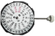 Chinese Quartz SUNON SL28DD-3H Watch Movement Overall Height 6.0mm
