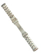 Timex 16–20 mm Stainless Steel Watch Strap Replacement Band – Silver Tone