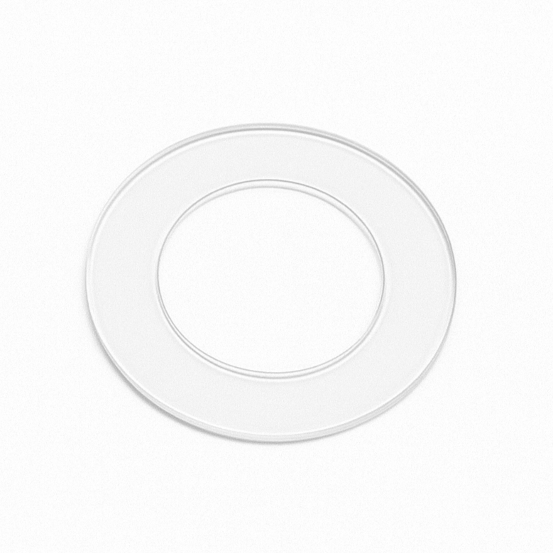 Circular Chopard Sapphire Happy Diamond Crystal 20 x 13 mm x 0.9mm Thickness