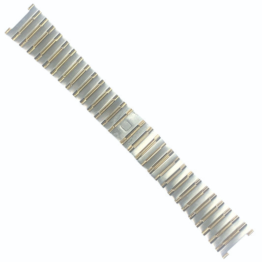 OMEGA 1551/861 Steel Watch Band - 23mm with 14mm Lug Fit - Two Tone(Gold&Silver)