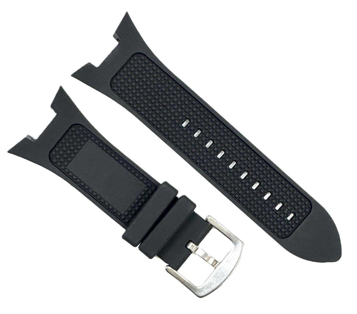 31 mm Replacement Rubber Watch Band for Armani Exchange Chronograph Watches