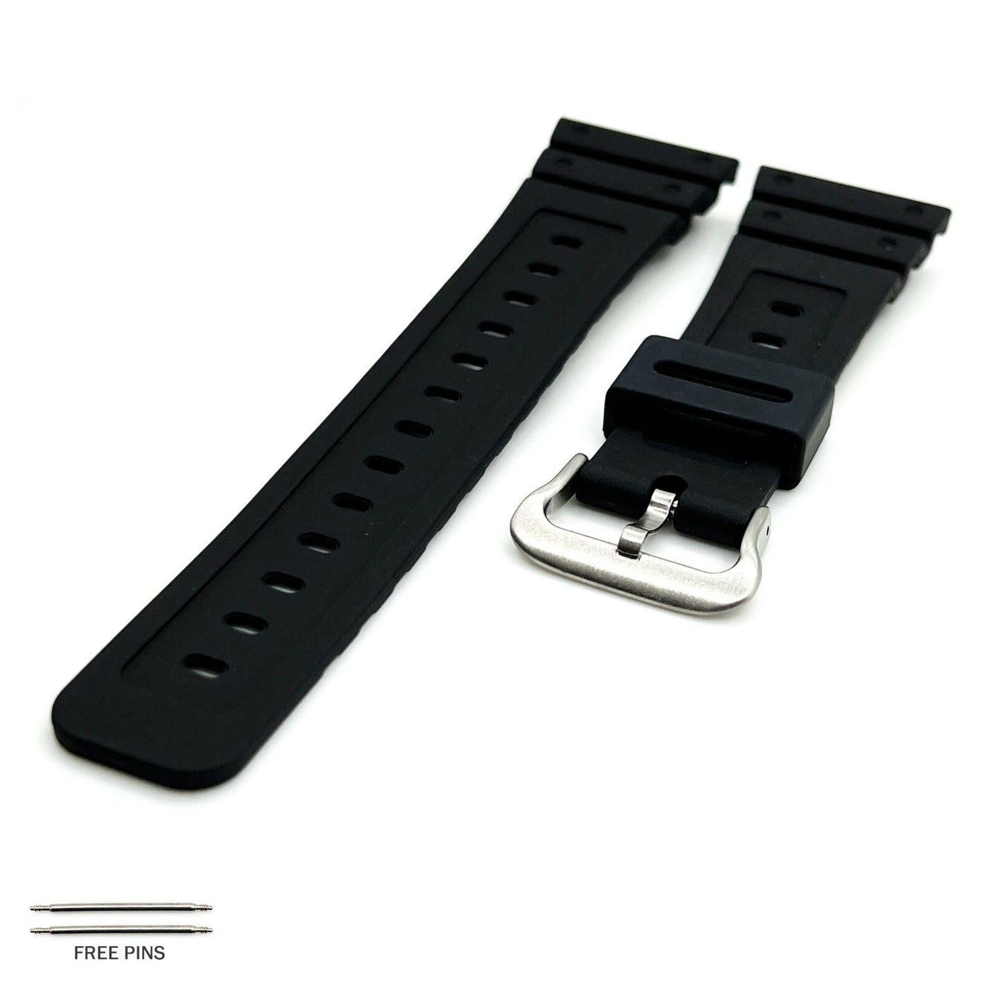 WATCH BAND PU PLASTIC  16MM FIT G-SHOCK DW6900FS,DW6800,DW6500, G100, DW6900FS