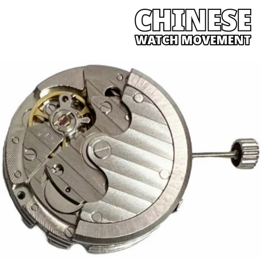 Chinese ST1690 24GMT Automatic Mechanical Watch Movement Chronograph 5Hands