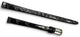 DARK BLACK HIRSCH  VINTAGE GENUINE CROCOGRAIN WATCH BAND  Gold Buckle 8 Mm