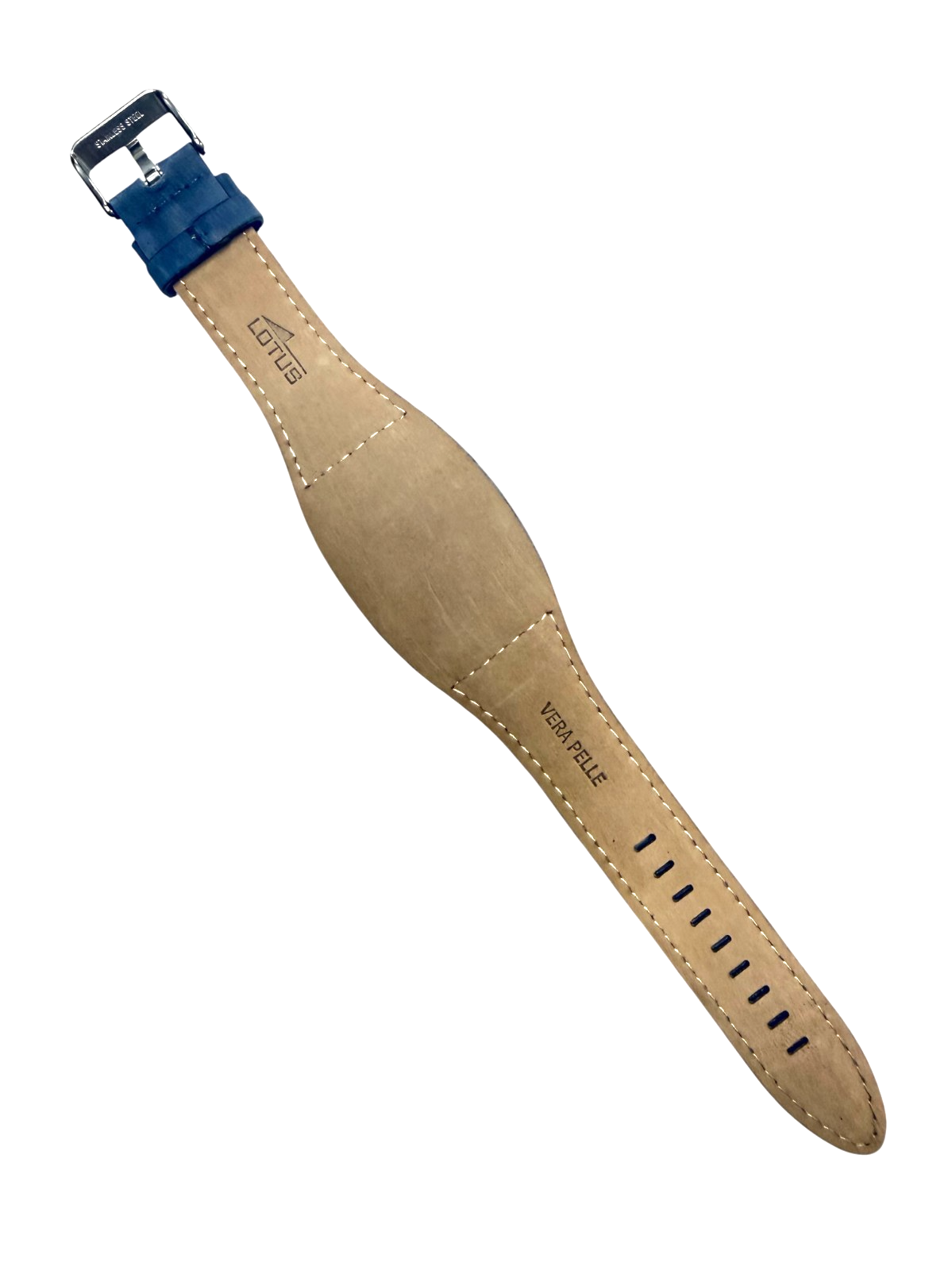 20mm Genuine Leather Midnight Blue Suede Watch Band for Fossil & Guess watches