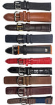 LOT OF 10 WATCH BANDS MIX SIZE STYLE AND COLORS 16-22mm