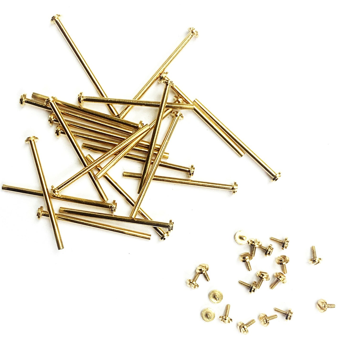 10 Gucci Type T-bar Screw Lugs fit Gucci Band Gold and Silver 1.3 MM, 8-24 MM