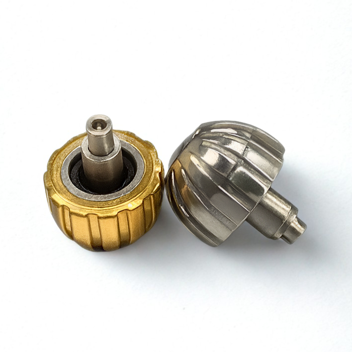 Breitling Crown B13356 | 6.4mm Dia | 8.2mm Length | Tap 10 - Gold & Silver