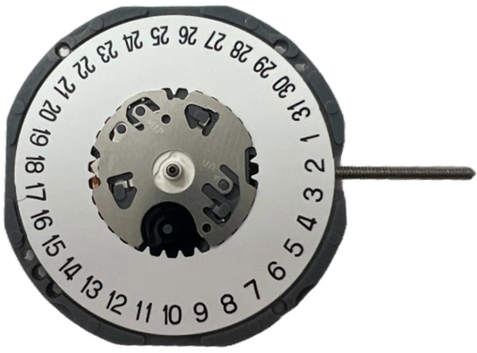 Hattori VJ32 3H Date At 6:00  Seiko Quartz Watch Overall Height: 4.3mm
