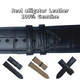 Luxury Genuine Alligator Leather Blue Leather Watch Band Strap – Multiple Sizes
