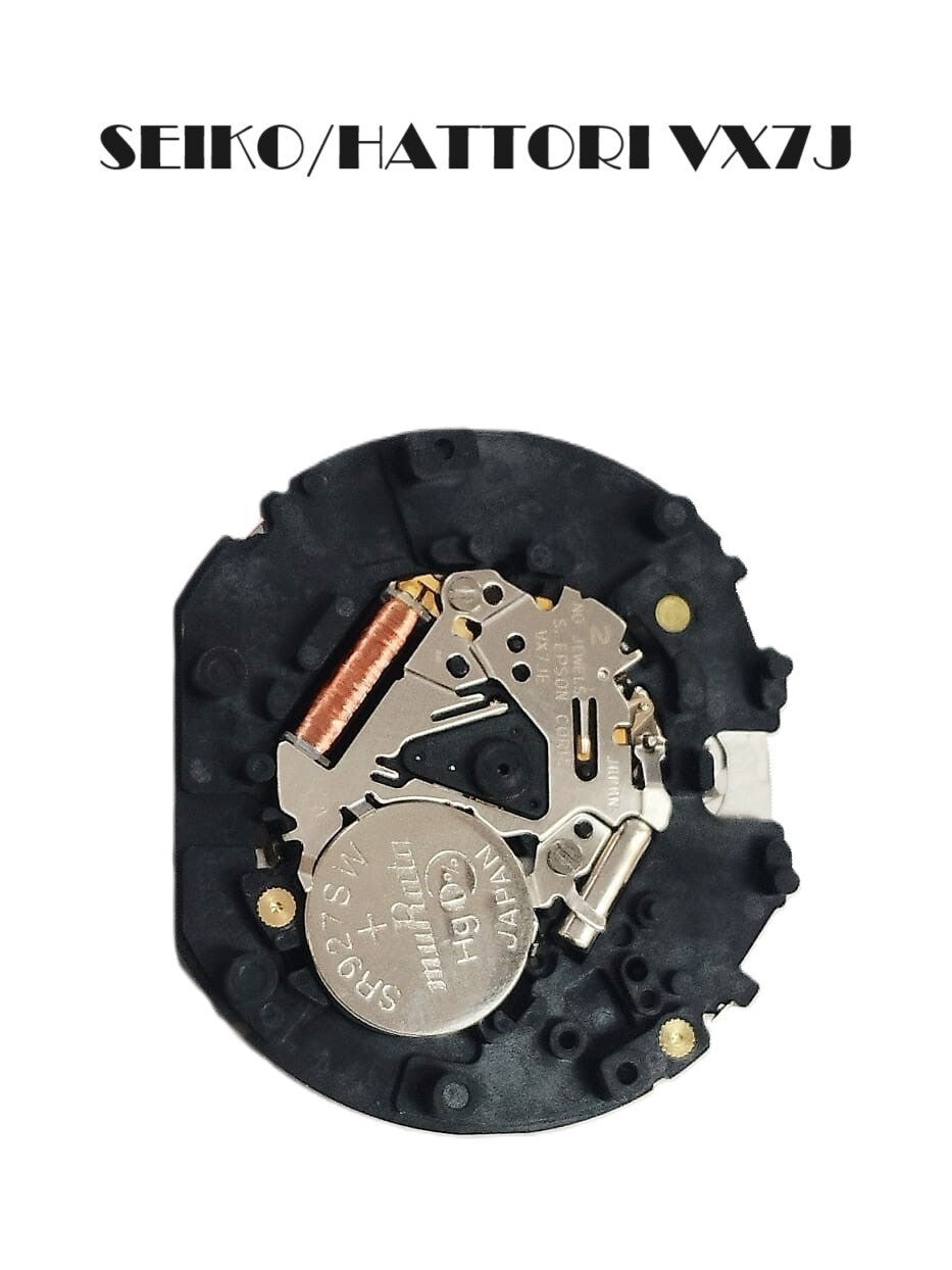 Hattory Watch Movement Quartz VX7J JAPAN Made