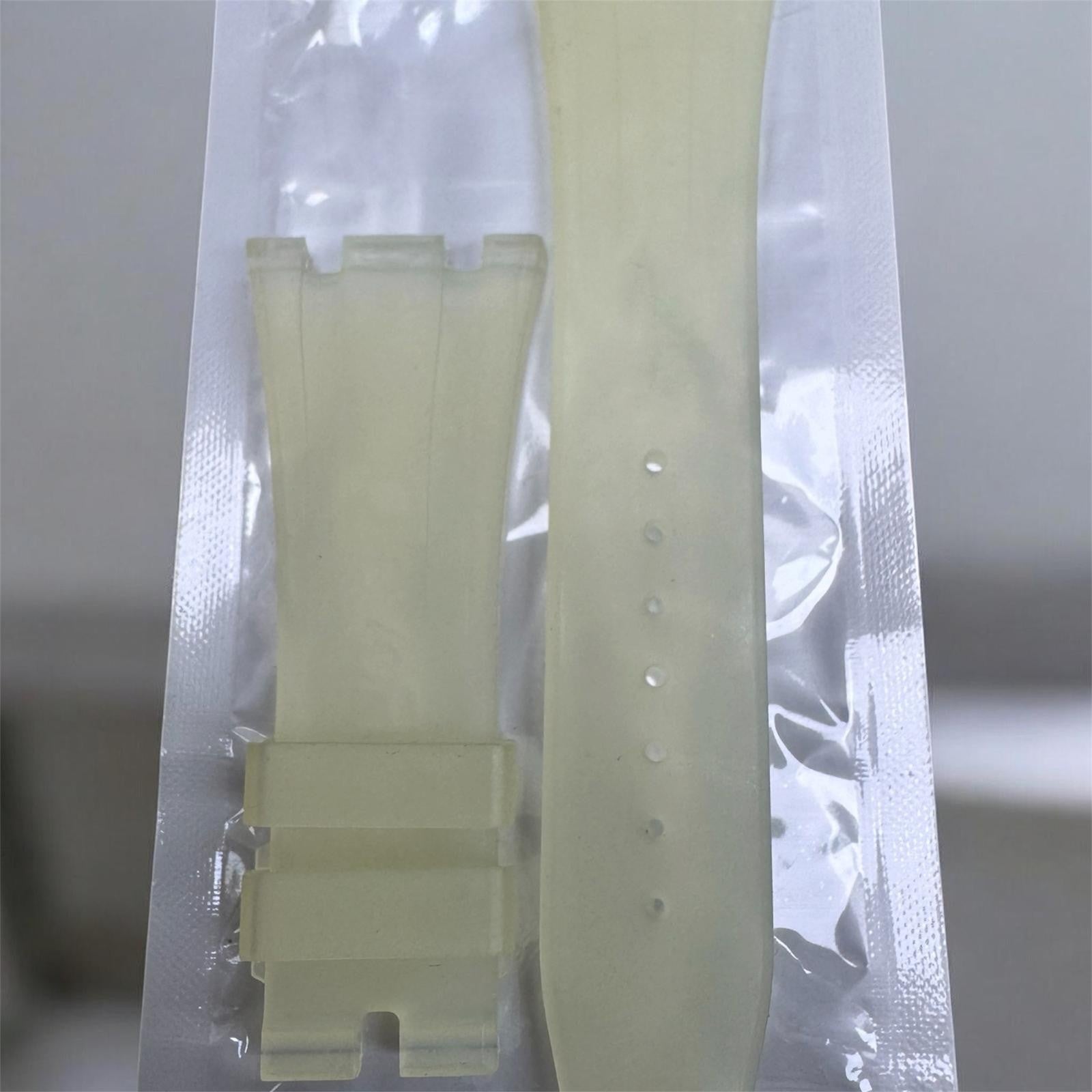 High-Quality SemiTransparent Rubber Watch Band – 27mm for AP Watches | No Buckle