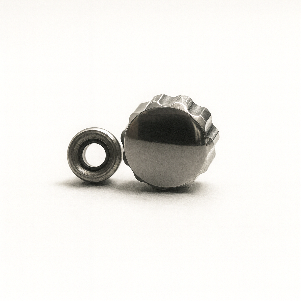 Silver Screw Crown | 5.8mm - Universal Fit | Luxury Watch Repair Part