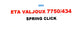 Movement Parts Fit For ETA 7750 Watch Part Ref.434, SPRING CLICK