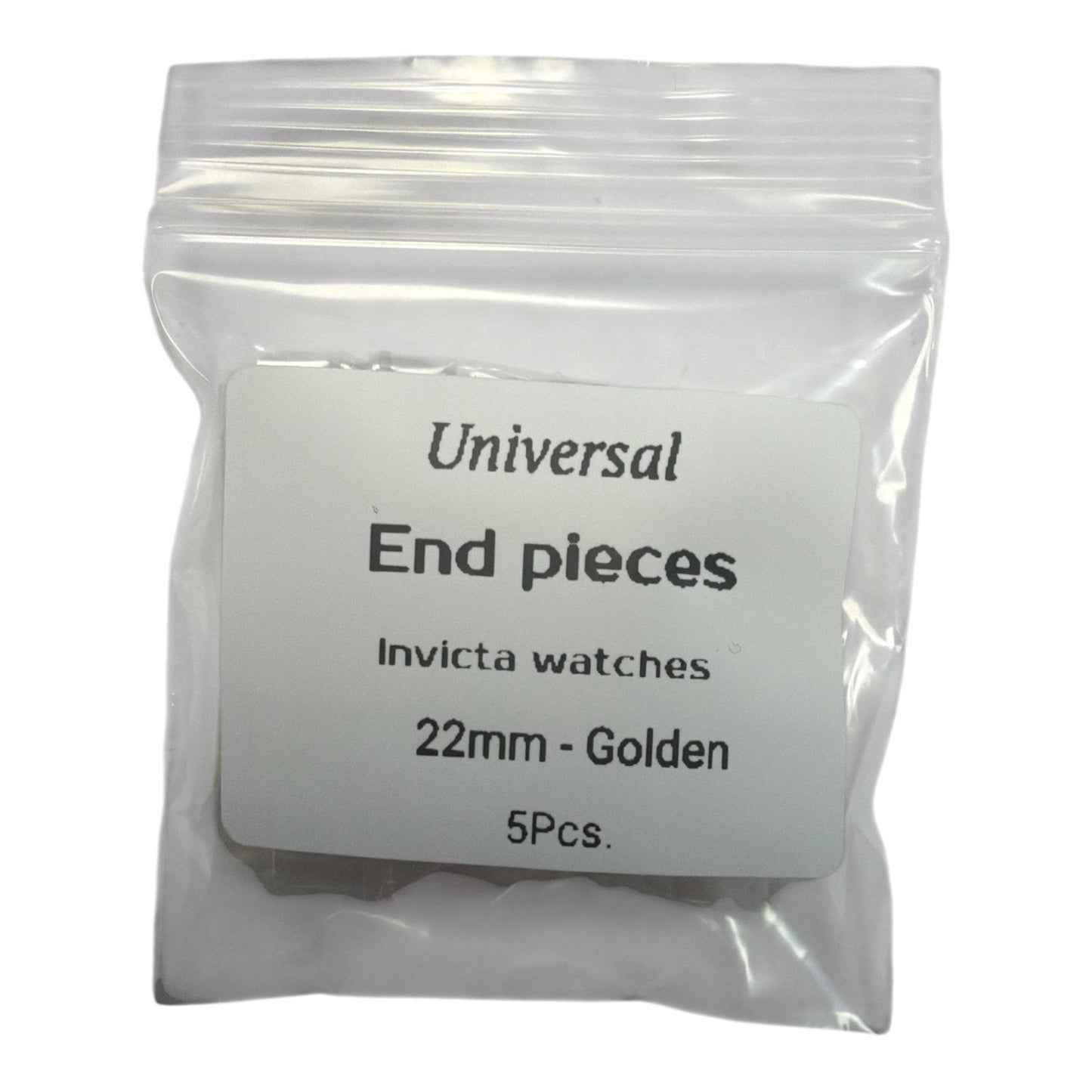 Invicta Gold Tone Watch Band End Piece Curved Fit – 22mm (Pack of 5)