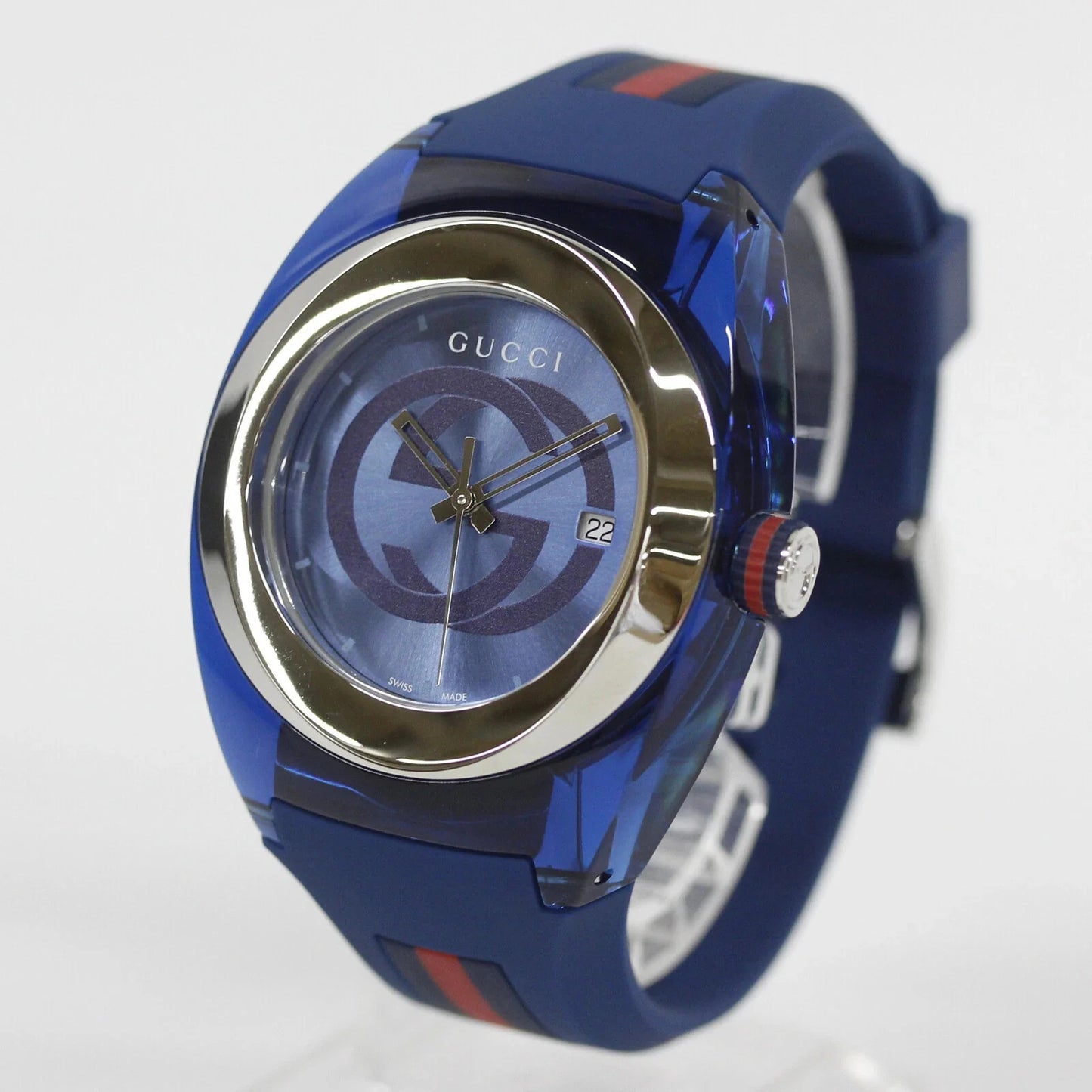 GUCCI SYNC YA137104 Men's Watch – Blue Dial, Quartz Movement, Authentic from
