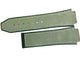 PLAIN SUEDE LEATHER RUBBER WATCH BAND FOR HUBLOT WATCHES OF SIZE 19X22MM