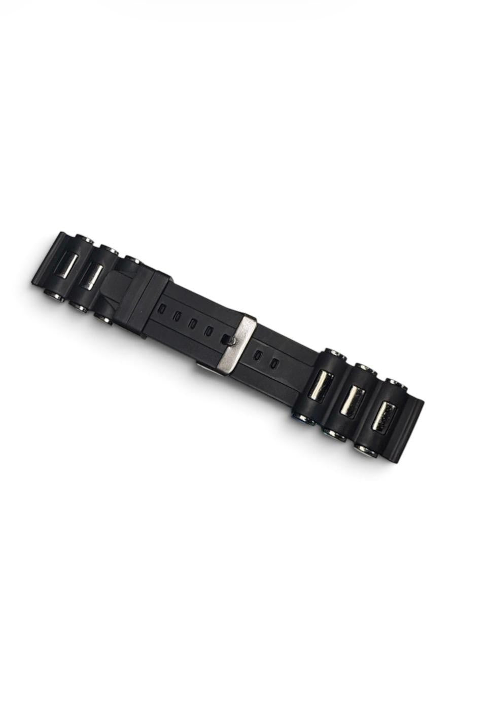 24mm Russian Diver silicon Rubber watch band strap Invicta Black Bullet strap