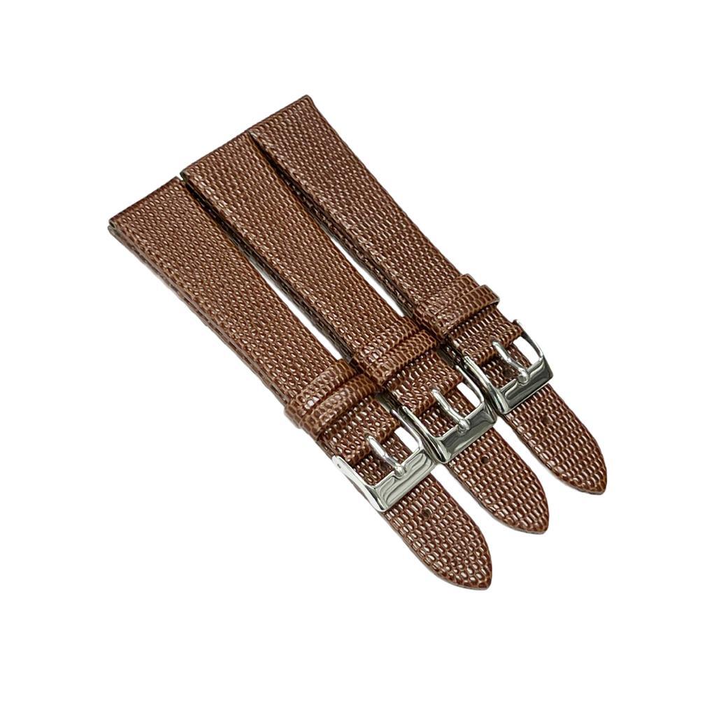 Best Quality Watch Bands Genuine Leather Lizard Grain  Plain 12- 24mm