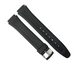 16MM PVC Plastic Watch Band Black Textured for Casio Timex Seiko Citizen