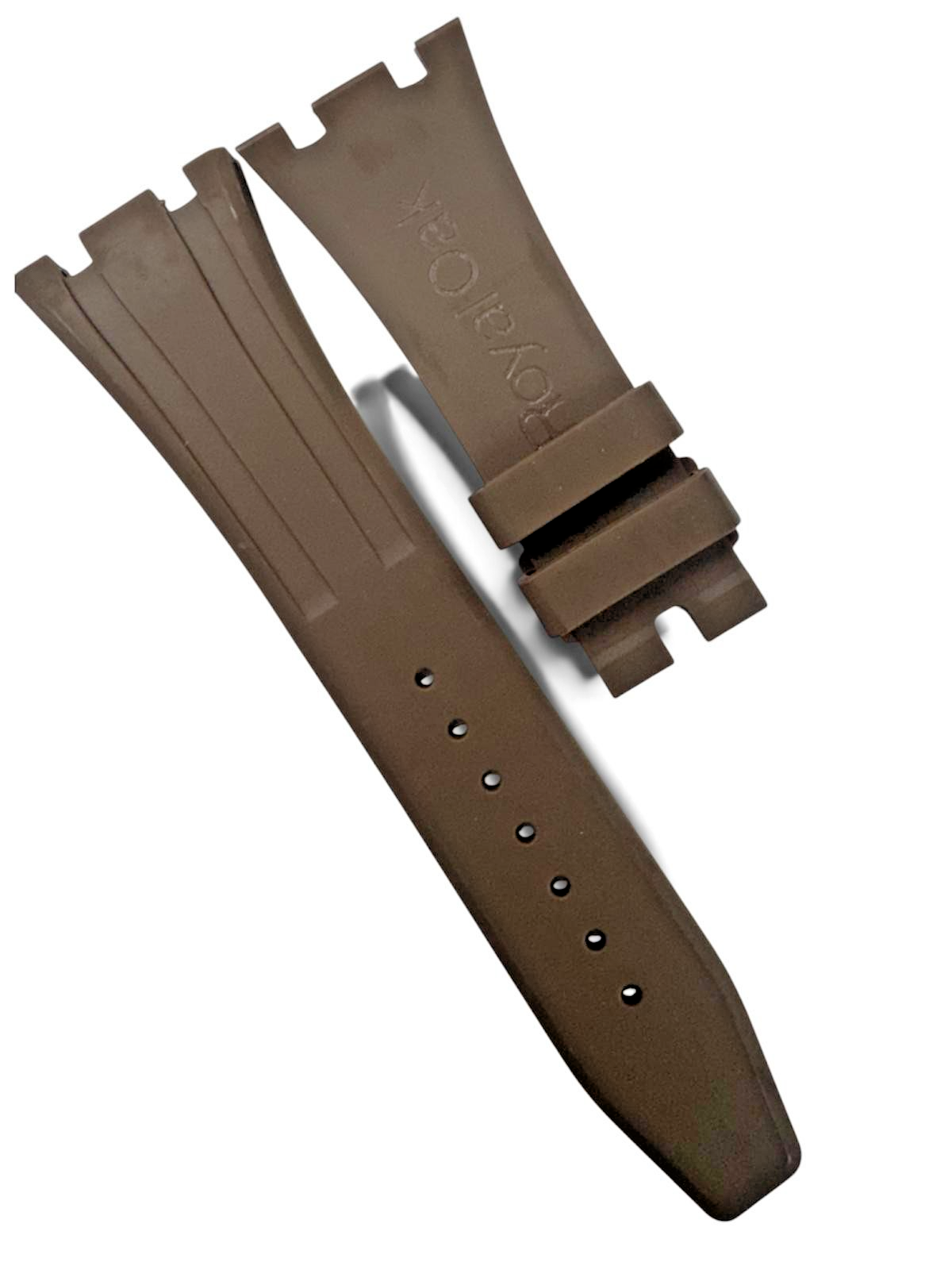 High-Quality Brown Watch Band – 27mm for AP Watches | No Buckle