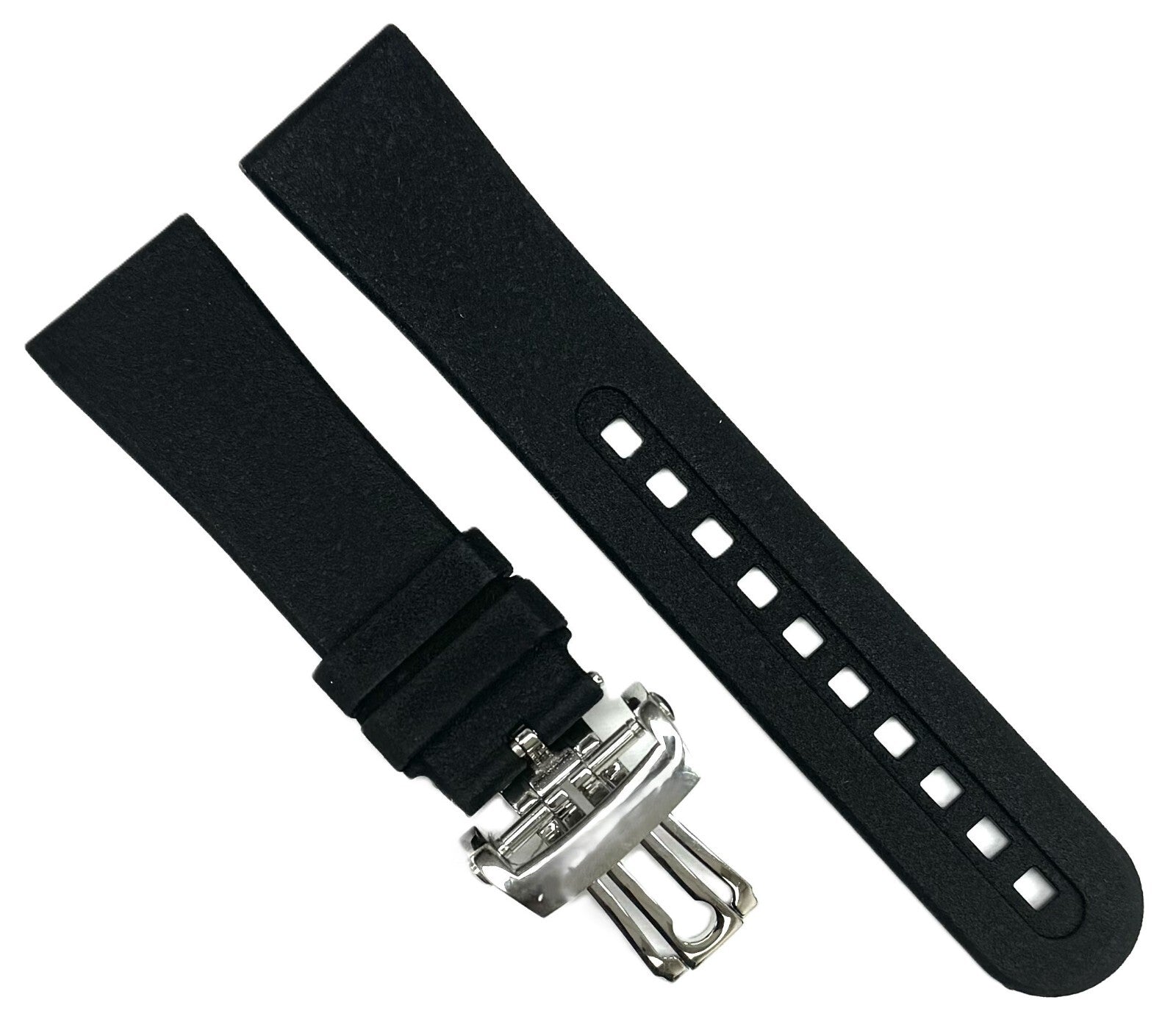 23x17 mm High-Quality Replacement Rubber Watch Band for BLANC PAIN Watches