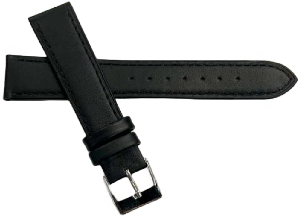Set of 6PCS Multi-Color Watch Band Size (16✖14)mm Stitched Plain Leather Strap
