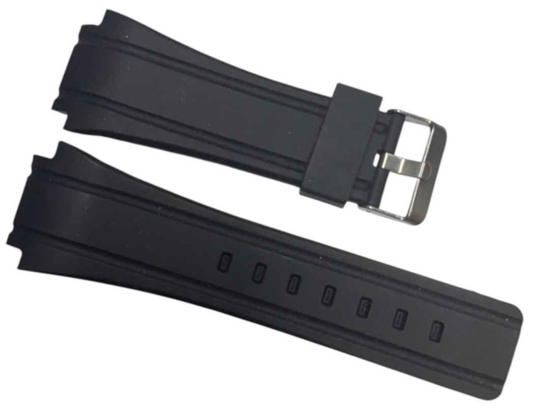 23mm Russian Diver silicon Rubber watch band strap Invicta Black Bullet strap