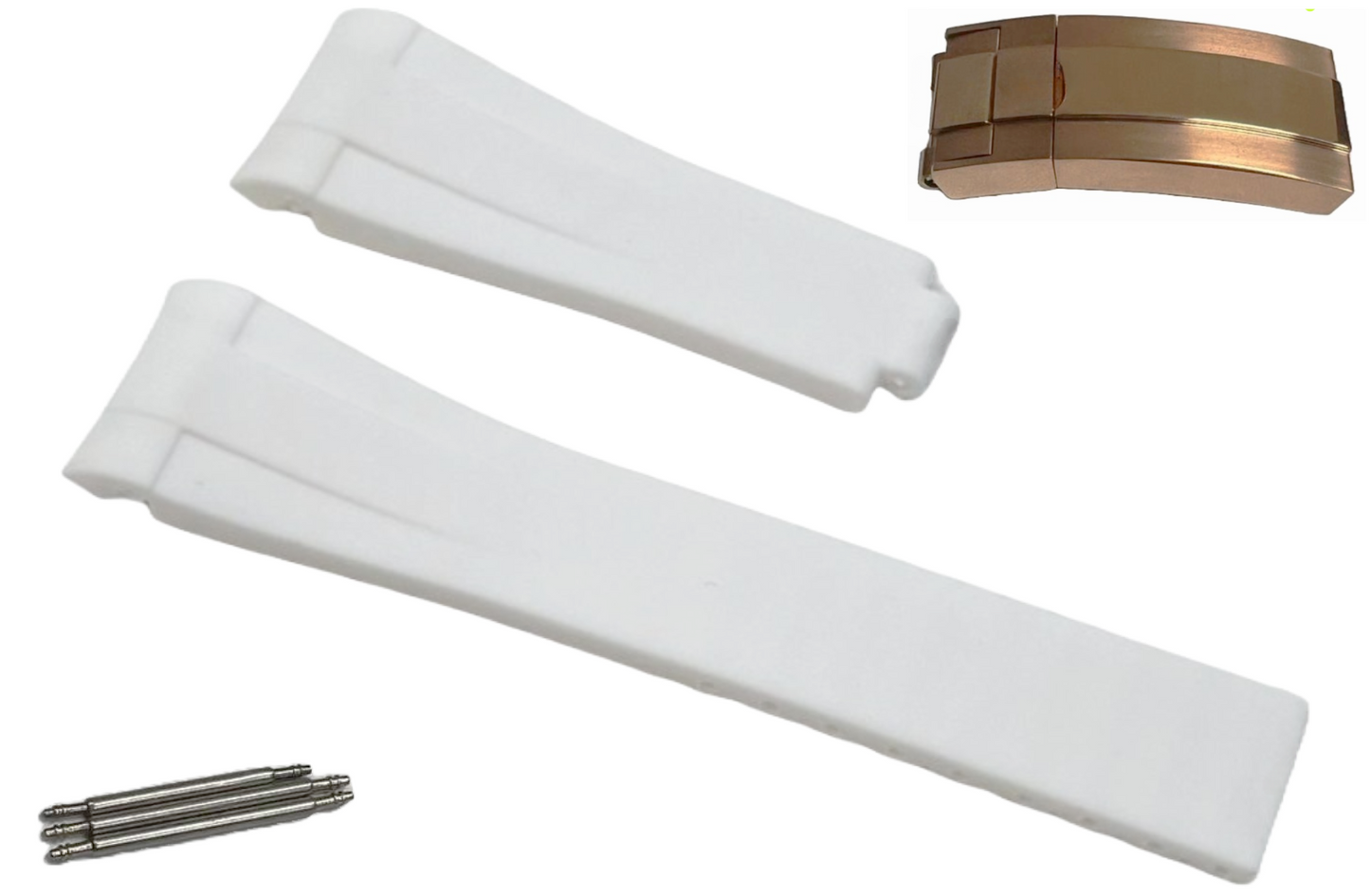 ROLEX WHITE Watch Band 20MM Fits DateJust SUBMARINER GMT DAYTONA EXPLORER