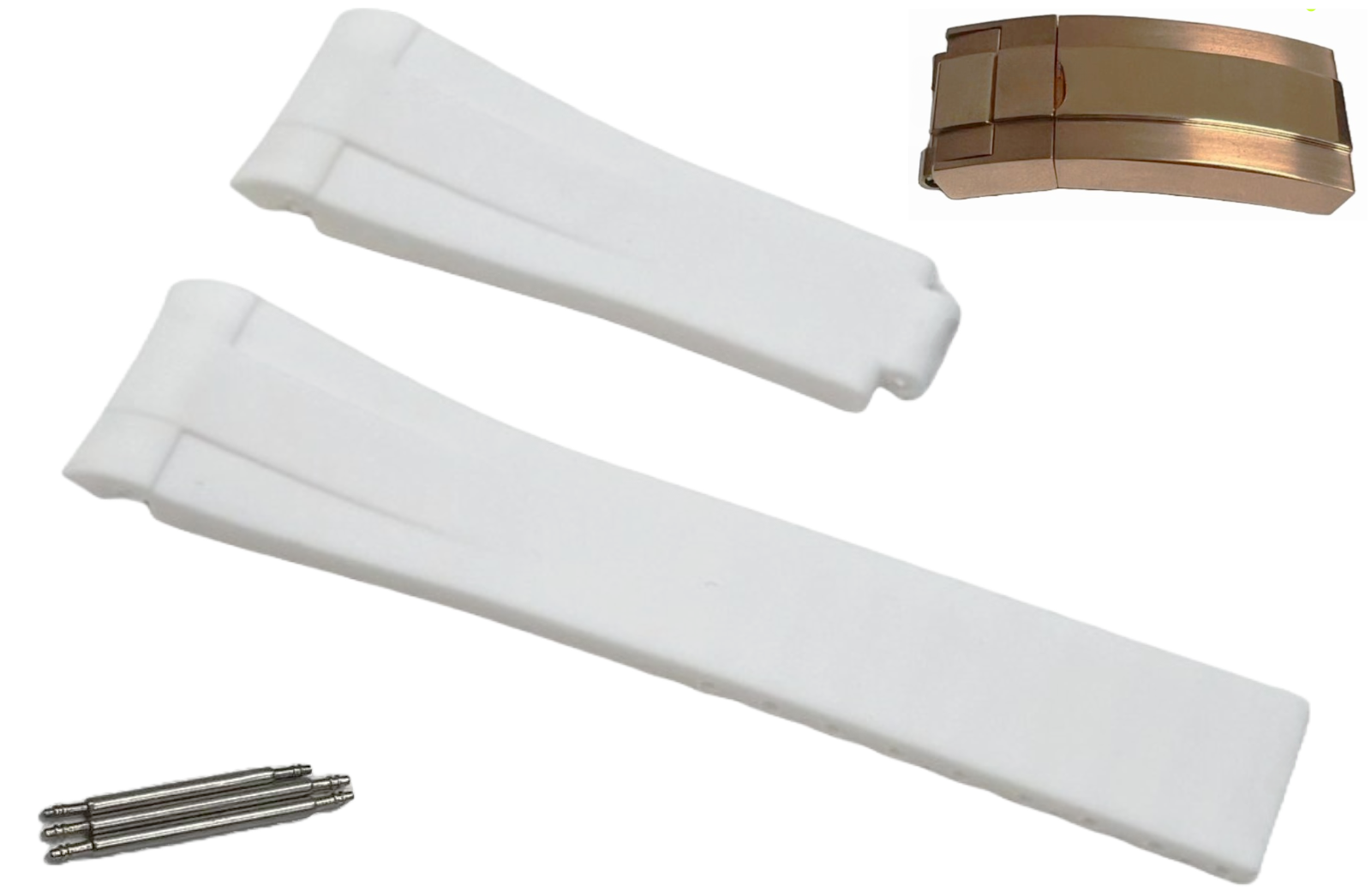 ROLEX WHITE Watch Band 20MM Fits DateJust SUBMARINER GMT DAYTONA EXPLORER