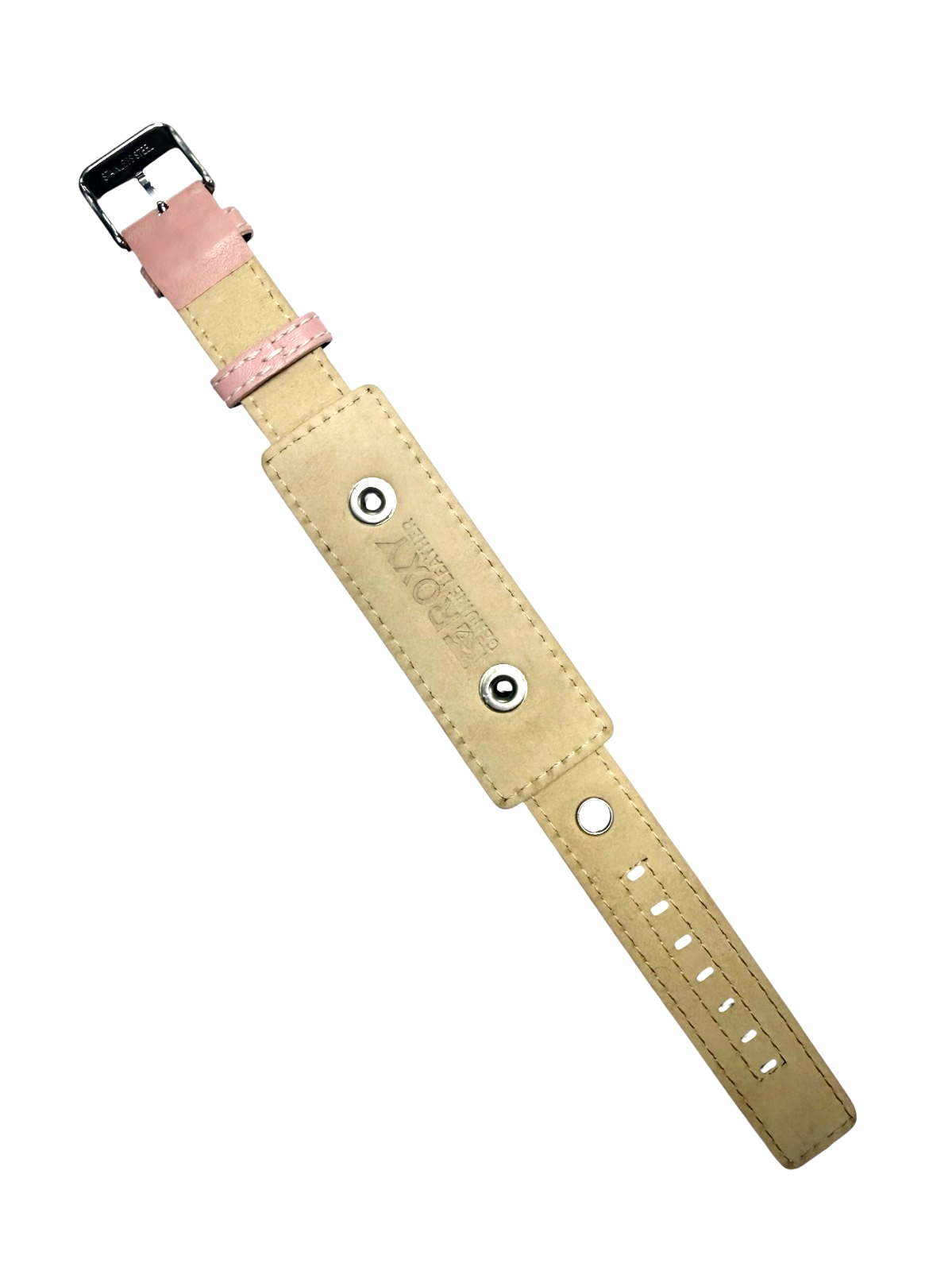 18mm Genuine Leather Pink Watch Band for Fossil & Guess Watches