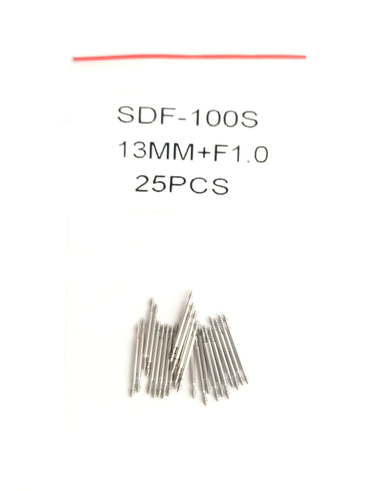25pcs Stainless Steel Watch Band Spring Bars Strap Pin 13mm Thickness 1.0mm