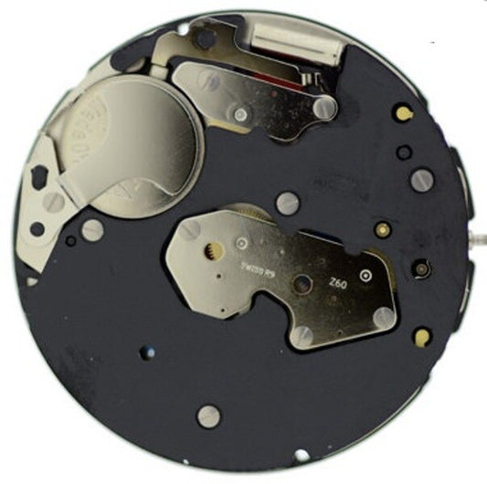 Watch Movement Ronda Chrono 3 Eye Quartz  Z60 Overall Height 6.8mm
