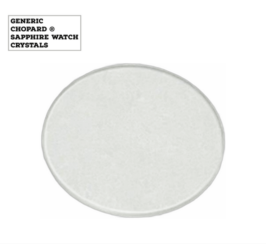 Generic Sapphire Crystals to Fit CHOPARD (16.7×0.40)mm Flat Round Shape