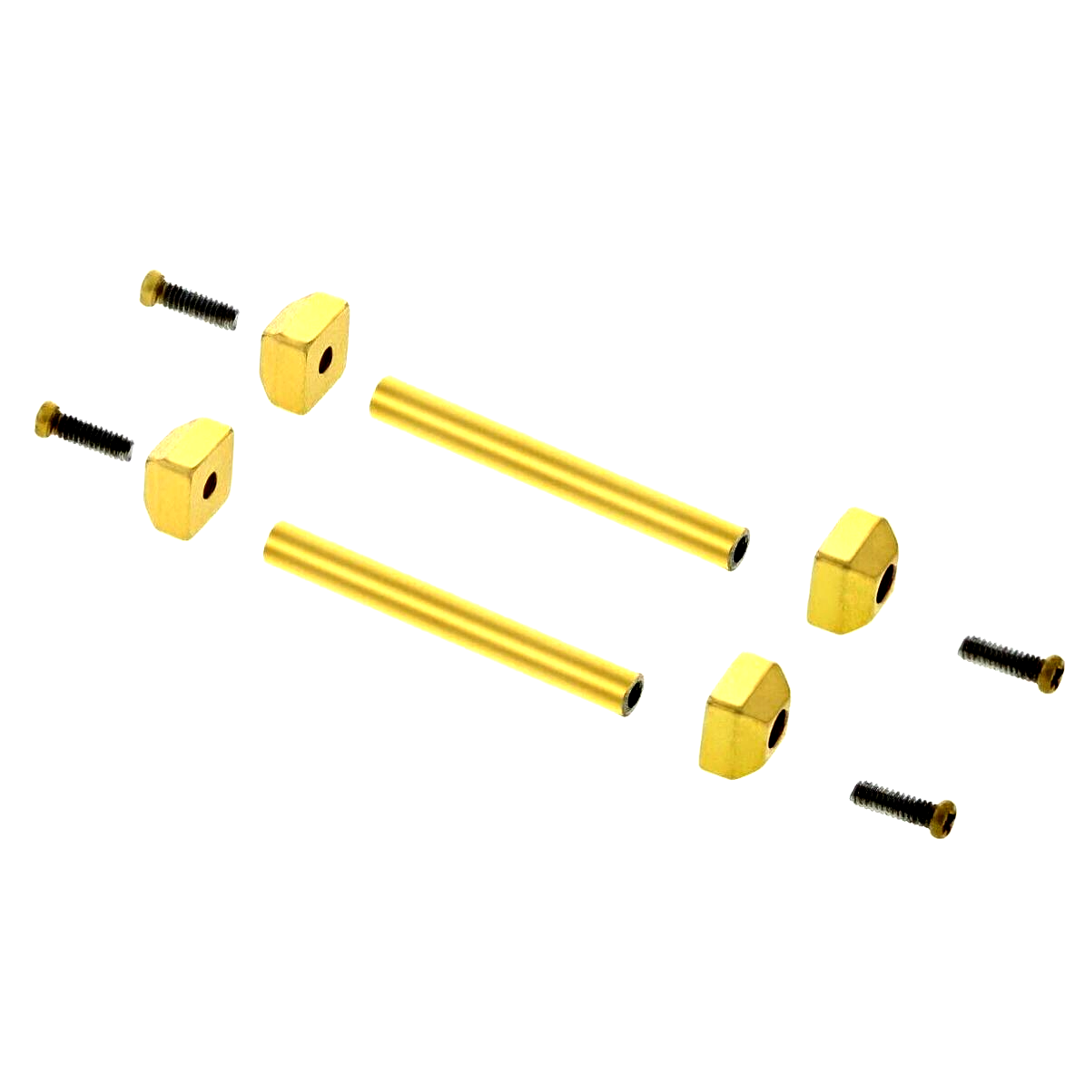 SCREW T-BARS FIT CARTIER PASHA LEATHER BAND /BRACELET LUG FOR 18MM GOLD