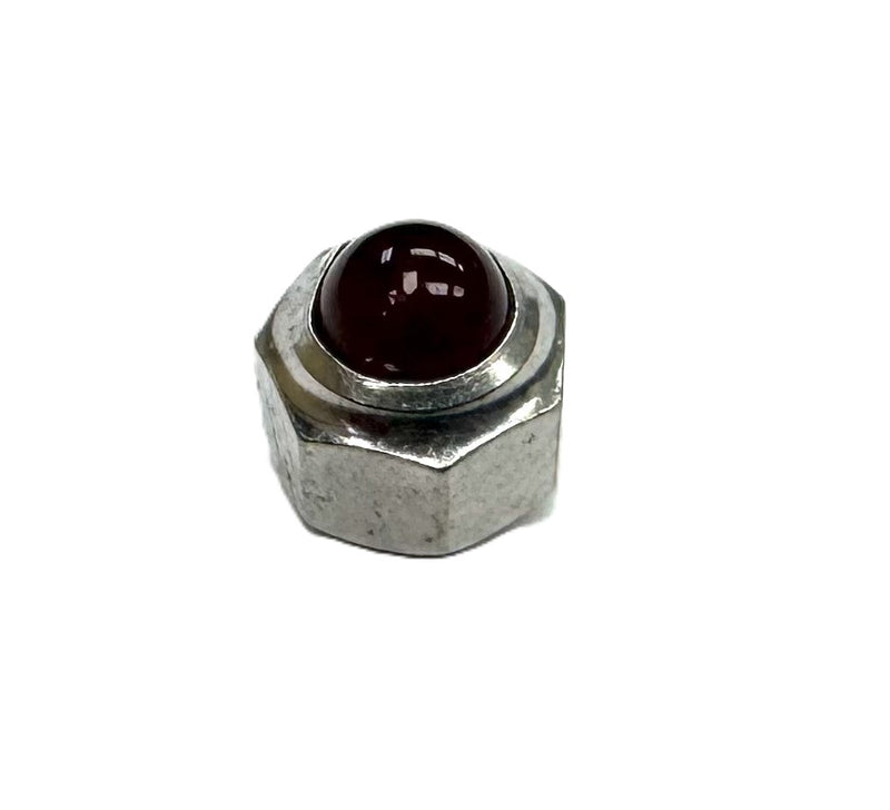 Load image into Gallery viewer, 4.7mm Genuine Cartier Crown with Maroon Stone
